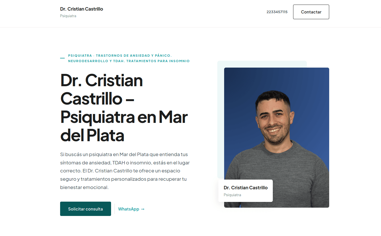 Dr. Cristian Castrillo