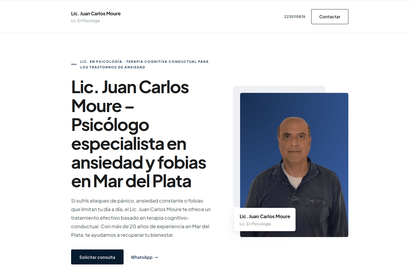 Lic. Juan Carlos Moure